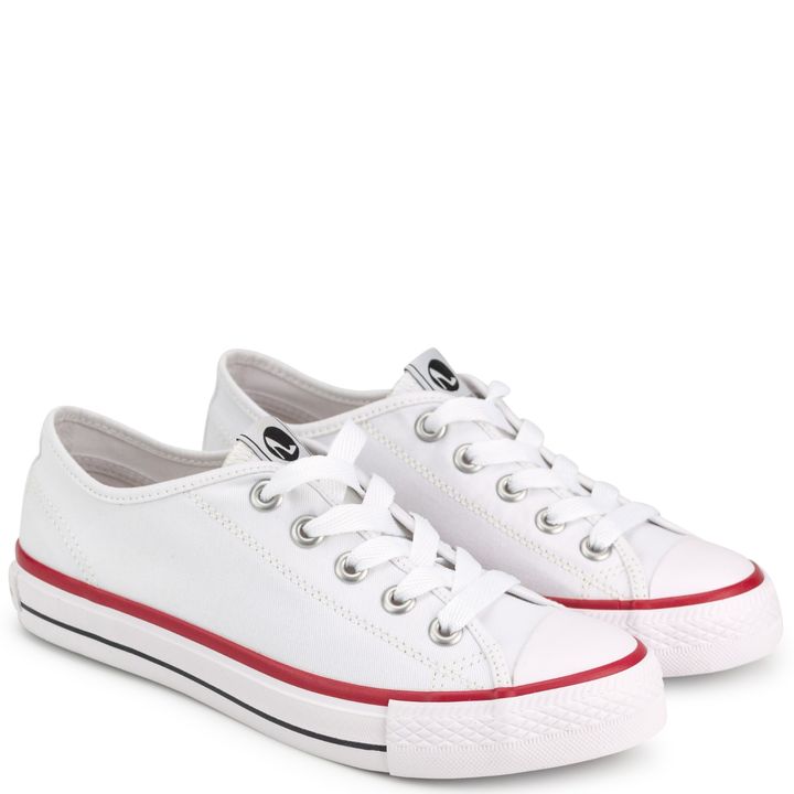 Tenis-Lona-Branco-Detalhe-Vermelho-Vulcanizado-Flat