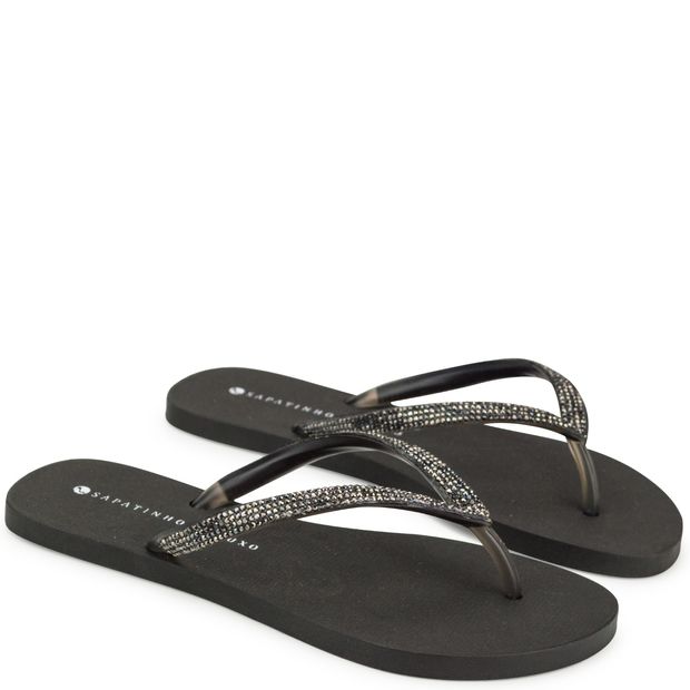 Rasteira-Translucida-Fosca-Preto-Tiras-Strass