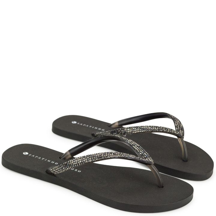 Rasteira-Translucida-Fosca-Preto-Tiras-Strass