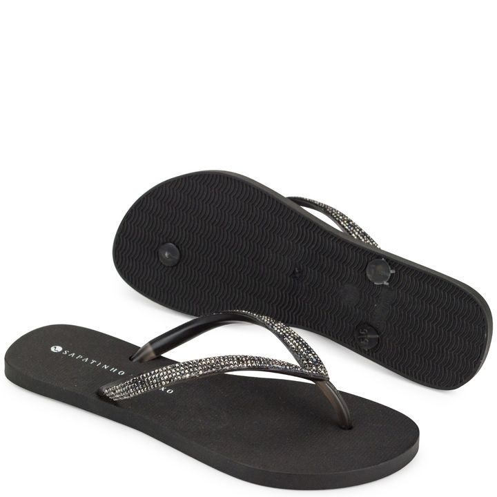 Rasteira-Translucida-Fosca-Preto-Tiras-Strass