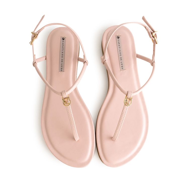 950.29_3-Rasteira-Sandalia-Nude-Baby-com-enfeite-Ouro-e-Malha-Cobre