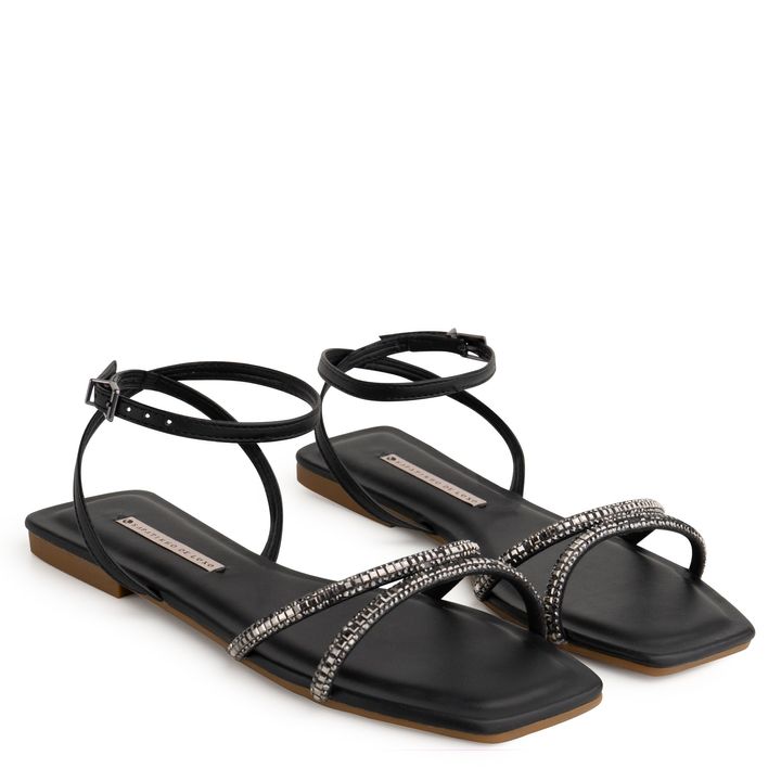 1380.264_1-Rasteira-Sandalia-Preto-com-Malha-Pedra
