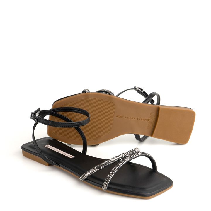 1380.264_1-Rasteira-Sandalia-Preto-com-Malha-Pedra