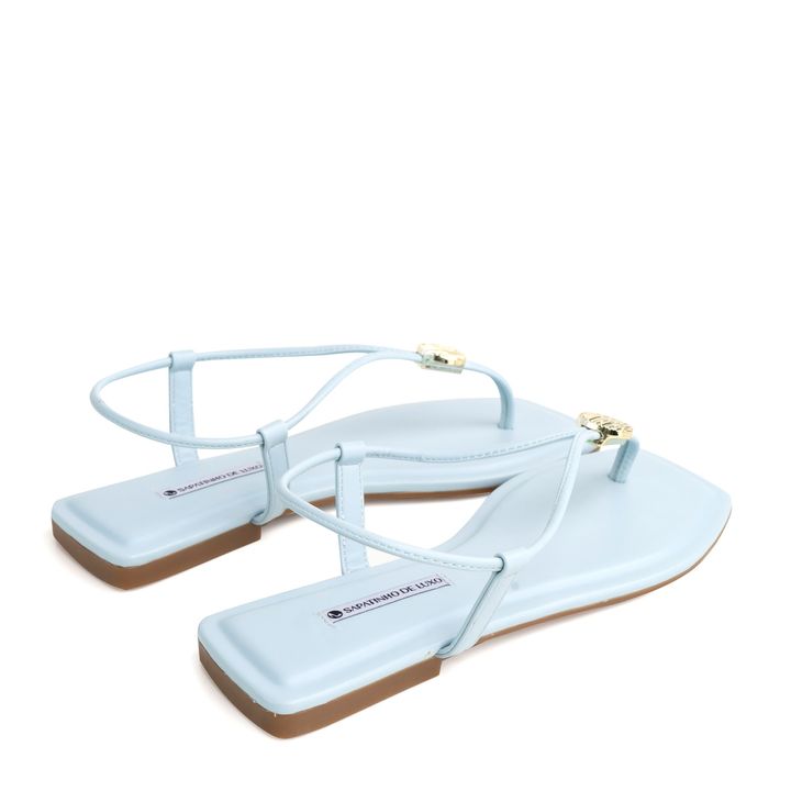 1380.261_4-Rasteira-Sandalia-Ligth-Blue-com-Enfeite-redondo-Ouro