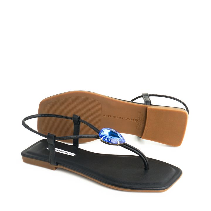 LUZAZULADA_1-Rasteira-Preto-com-Pedra-Azul-Caprichoso-1