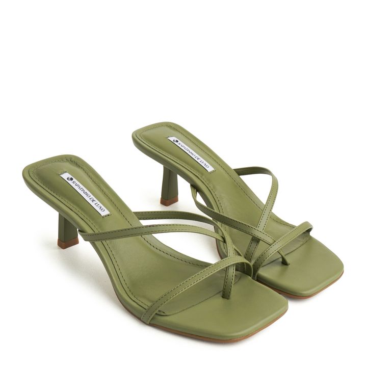 9060.64_3-Tamanco-Verde-Militar-Salto-Fino-Baixo-com-Tiras-Delicadas-0