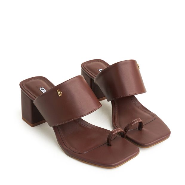 9540.25_1-Tamanco-Umber-Marrom-Salto-Bloco-Logo-SDL-Ouro-e-Tira-de-Dedo-0