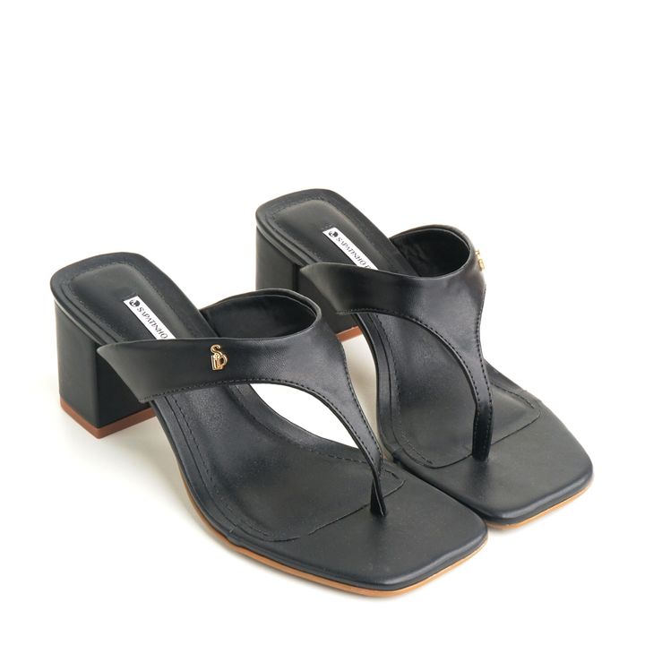 9540.26_2-Tamanco-Preto-Salto-Bloco-Logo-SDL-Ouro-e-Tira-de-Dedo-0
