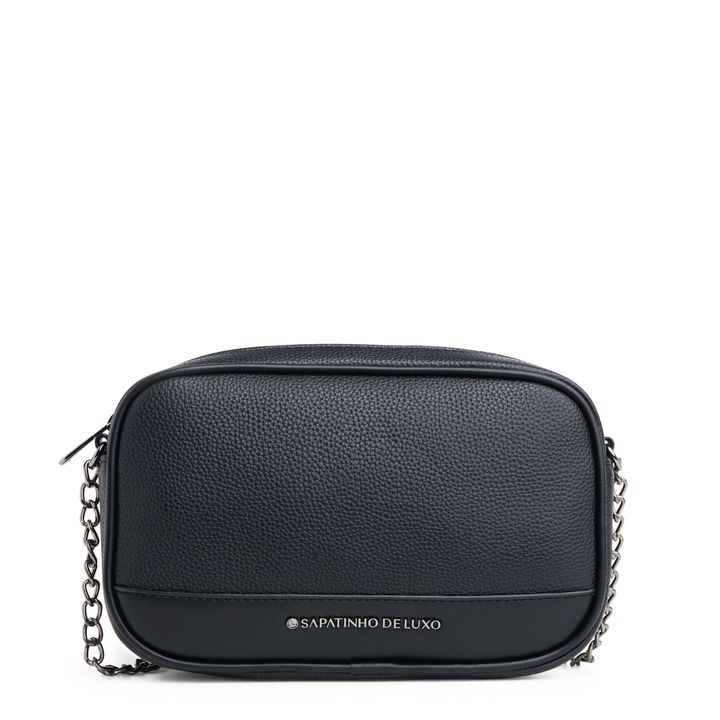 SALICE_1-Bolsa-Tiracolo-Floater-Preto-com-Alca-Corrente-Transversal-0
