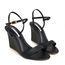 LIZIE_1-Sandalia-Anabela-Preto-Tira-unica-com-Bico-Redondo-e-Fivela-0