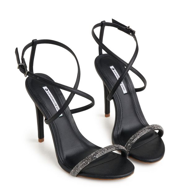 LINNE_1-Sandalia-Preto-com-Salto-Alto-Agulha-com-Tira-em-X-e-Detalhe-Brilho-0