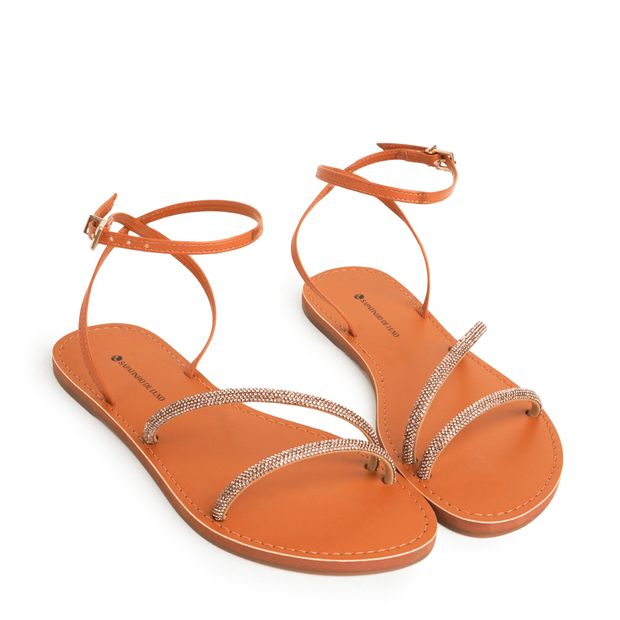 10040.25_2-Rasteira-Sandalia-Nude-Almond-Tira-Dupla-com-mini-Cristais-e-Bico-Redondo-0