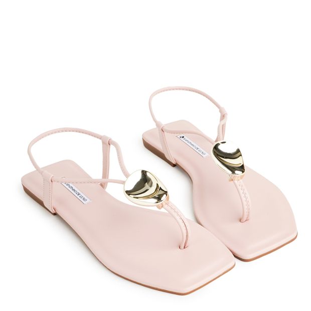 1380-318_4-Rasteira-Sandalia-Nude-Baby-com-Enfeite-Organico-Dourado-0