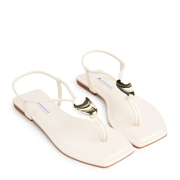 1380-318_5-Rasteira-Sandalia-Nude-Manteiga-com-Enfeite-Organico-Dourado-0