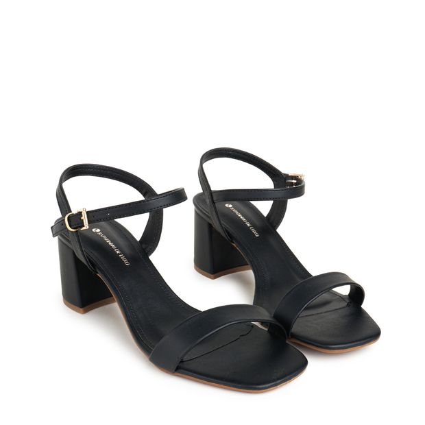 GELLES_1-Sandalia-Preto-Salto-Medio-Bloco-com-Tira-Unica-larga-e-Fivela-0